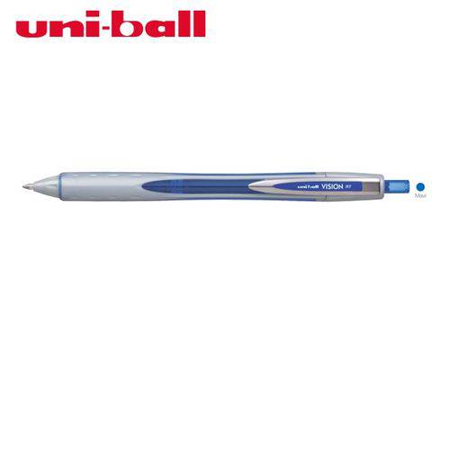 Caneta Roller Ball Uni-Ball Vision Rt 0.8 Mm Azul UBN-178