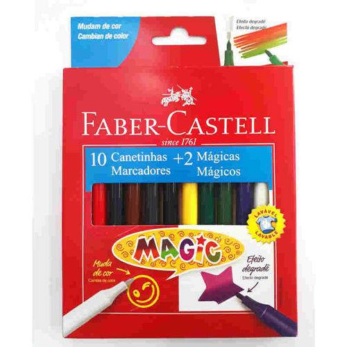 Canetinha Hidrografica 10 Cores 2 Magic Faber Castell