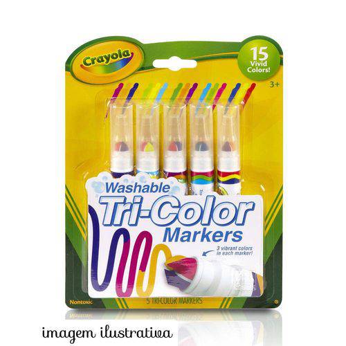 Canetinha Lavável Tri-Color Crayola