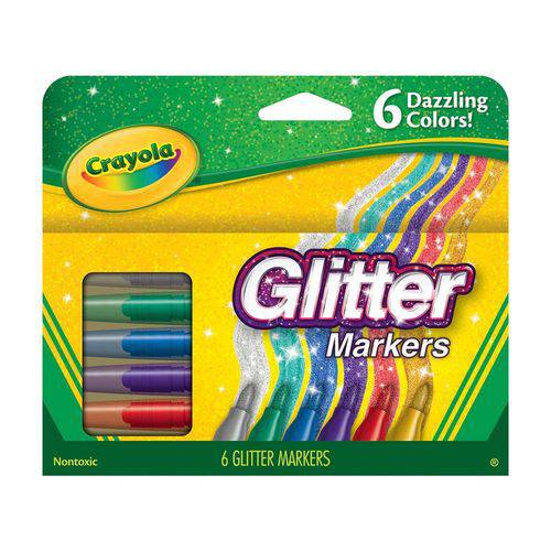 Canetinhas com Glitter - Crayola