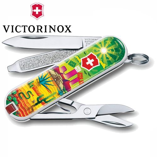 Canivete Inox Classic Limited Edition Mexican Sunset 7 Funções com Bainha - Victorinox