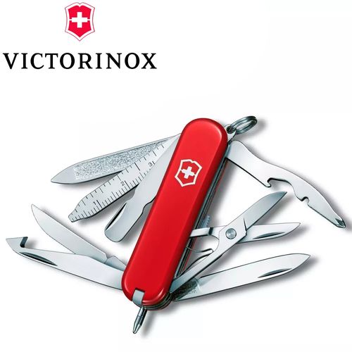 Canivete Inox Multifunção Minichamp Vermelho 18 Funções - Victorinox