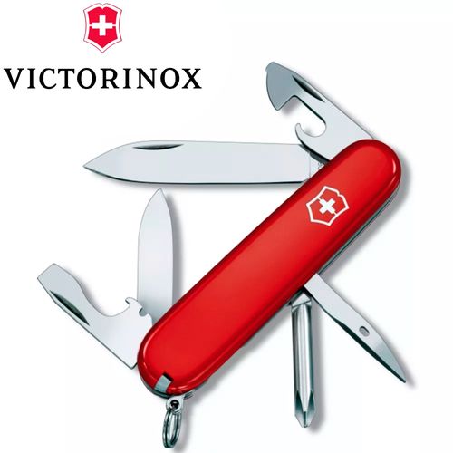 Canivete Inox Multifunção Tinker Vermelho 12 Funções - Victorinox