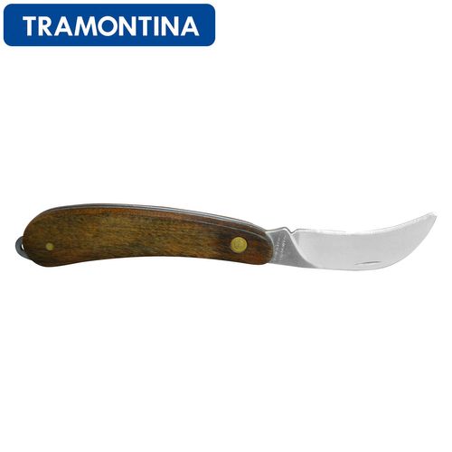Canivete Inox para Colheita com Cabo de Madeira - Tramontina