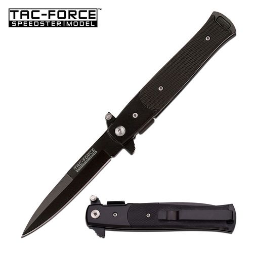 Canivete Manual Fosfatizado com Trava e Presilha - Tac Force