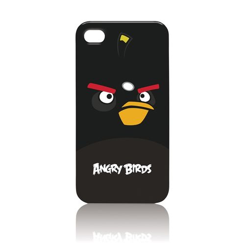 Capa Angry Birds Preta para Iphone 4/4S GEAR4