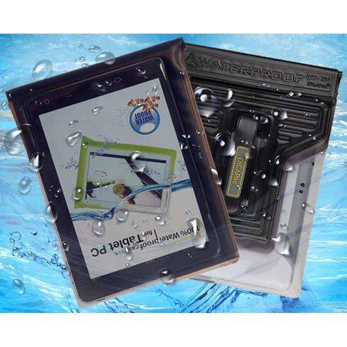 Capa Bolsa à Prova D'água para Tablet Cor Preto Wp T20 - DicaPac