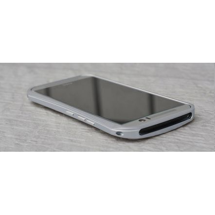 Capa Bumper DevilCase em Aluminio para HTC One M9-Prata
