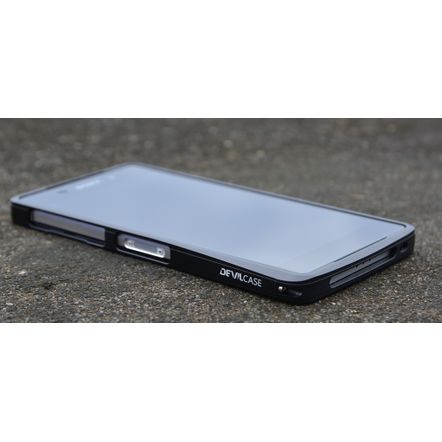 Capa Bumper DevilCase em Aluminio para Sony Xperia Z2-Preta