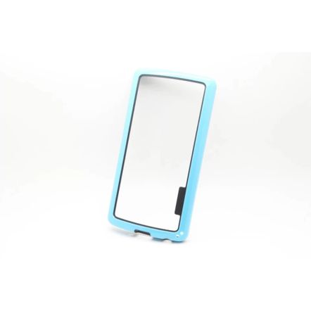 Capa Bumper em Silicone Duas Cores para LG G3 Beat-Azul