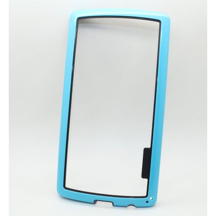 Capa Bumper em Silicone Duas Cores para LG G4-Azul