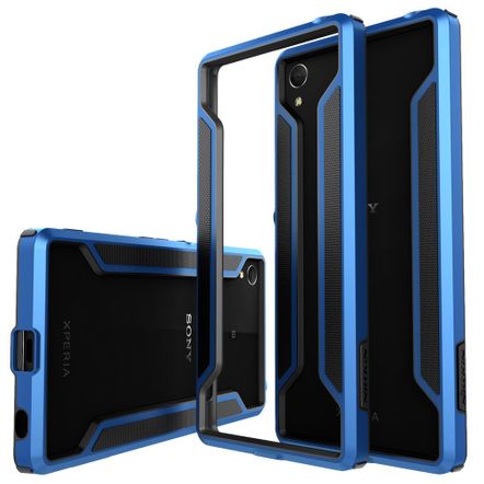 Capa Bumper Nillkin em Silicone Premium para Sony Xperia Z3 Plus / Z3+-Azul