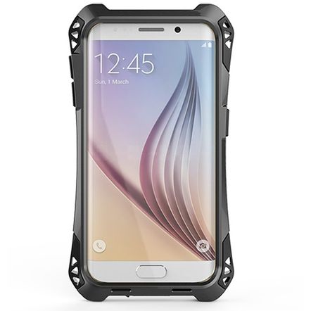 Capa Capsula R-Just Amira Extrema Proteção para Samsung Galaxy S6 Edge-Preta