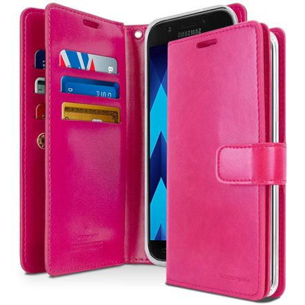 Capa Carteira Goospery Mansoor Diary para Samsung Galaxy A7 - 2017-Pink