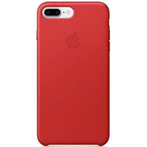 Capa Case Capinha Silicone Aveludado Iphone 8 Plus Vermelho