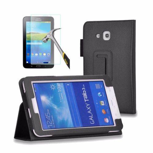Capa Case Tablet Samsung Galaxy Tab3 7 T110 T111 T113 T116 + Película de Vidro