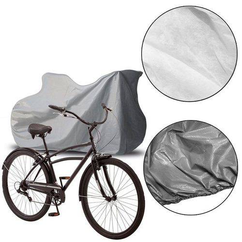 Capa Cobrir Bicicleta Bike Protetora Forrada Elástico Nas Bordas Impermeável Até Aro 29