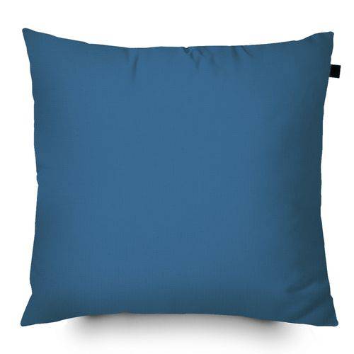 Capa de Almofada Color Lisa 40x40cm - Azul