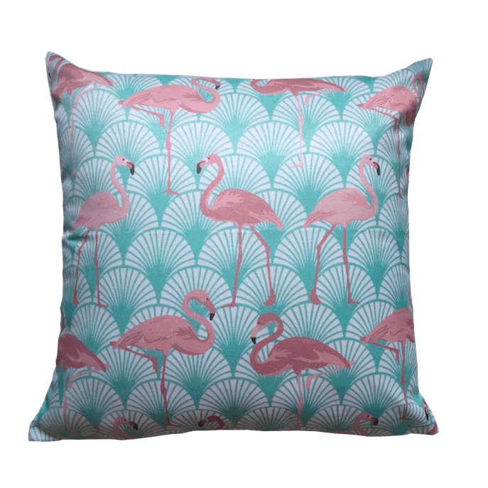 Capa de Almofada Flamingos Rosa 45x45 Cm