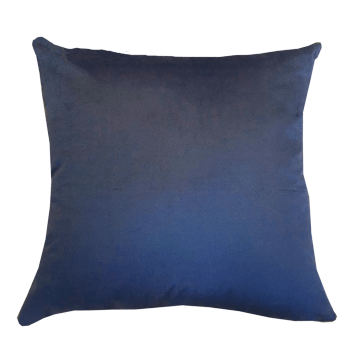 Capa de Almofada Suede Azul Marinho 45x45 Cm