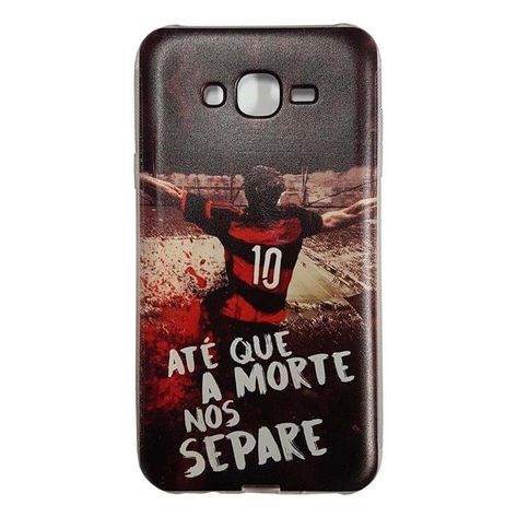 Capa de Celular Flamengo Samsung J7 Até que a Morte Nos Separe