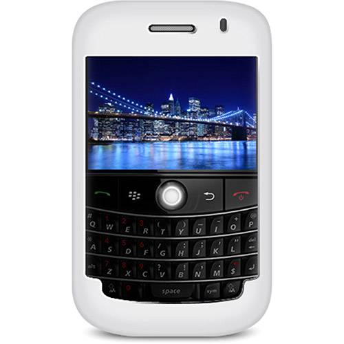 Capa de Silicone para BlackBerry Bold - Branca - Iluv