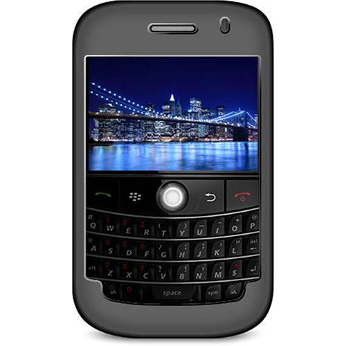 Capa de Silicone para BlackBerry Bold - Preta - Iluv