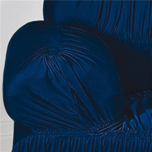 Capa de Sofa de 2 e 3 Lugares Azul Marinho em Malha Gel 100% Poliester com Capa de 20 Elatiscos em 0