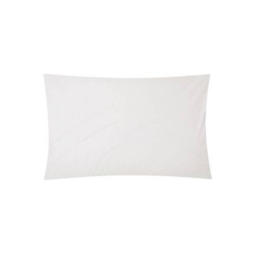 Capa de Travesseiro Plooma Soft Percal Hipoalergênico Branca