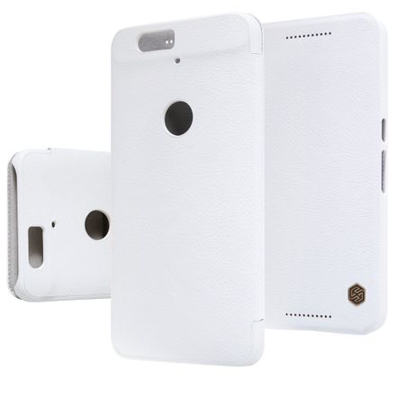 Capa Flip Cover Nillkin Qin para Huawei Nexus 6P-Branca