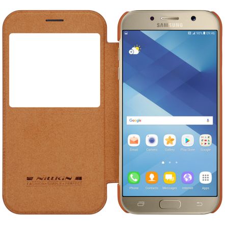 Capa Flip Cover Nillkin Qin para Samsung Galaxy A5 2017 - A520-Marrom