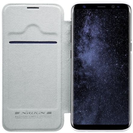 Capa Flip Cover Nillkin Qin para Samsung Galaxy S8-Branca