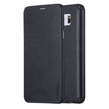 Capa Flip Cover X-Level Fib Series para Samsung Galaxy Note 5-Preta
