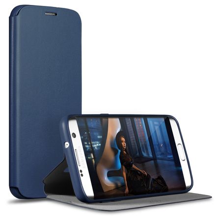 Capa Flip Cover X-Level Fib Series para Samsung Galaxy S7-Azul