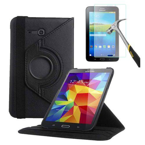 Capa Giratória Tablet Samsung Galaxy Tab3 7 T110 T111 T113 T116 + Película de Vidro