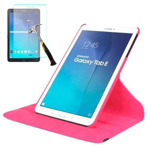 Capa Giratória Tablet Samsung Galaxy Tab e 9.6" Sm-t560 / T561 / P560 / P561 + Película de Vidro