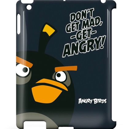 Capa IPad 2/3 de Acrílico Angry Birds Black – Geonav