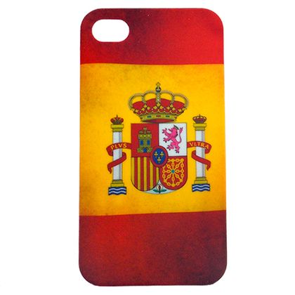 Capa Iphone 4/4S Bandeira Paises Espanha - Idea
