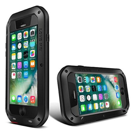 Capa Love Mei Powerful Extrema Proteção para Apple IPhone 7 Plus-Preta