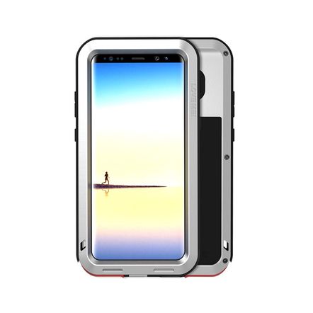 Capa Love Mei Powerful Extrema Proteção para Samsung Galaxy Note 8-Prata
