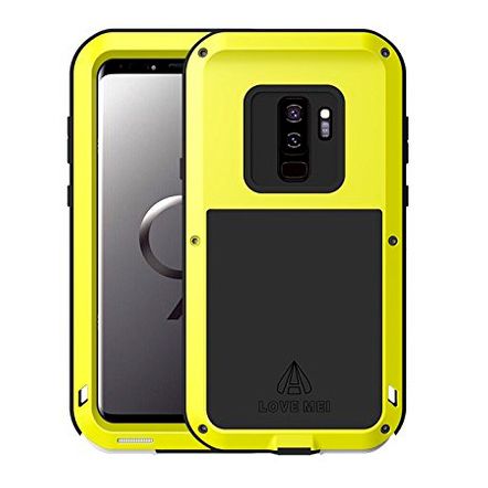Capa Love Mei Powerful Extrema Proteção para Samsung Galaxy S9 Plus-Amarela