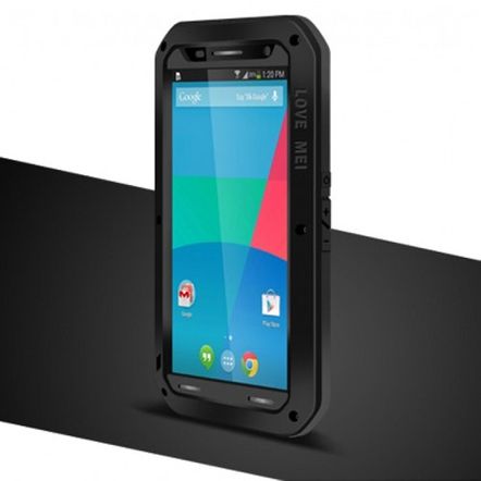 Capa Love Mei Powerfull Extrema Proteção para Motorola Nexus 6-Preta