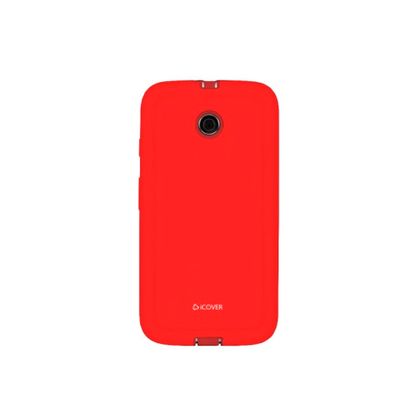 Capa Motorola Moto e Mycover Colors Vermelho com PelíCula Protetora - Icover