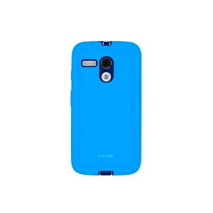 Capa Motorola Moto G Mycover Colors Azul com PelíCula Protetora - Icover