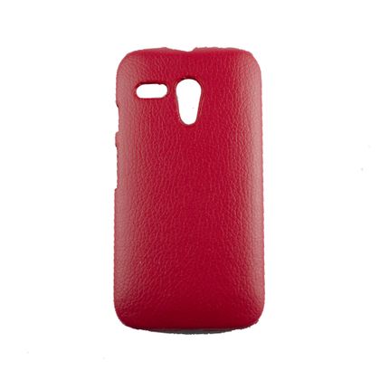 Capa Motorola Moto G Pc Couro Vermelho - Idea