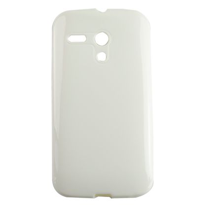 Capa Motorola Moto G Pc Emborrachado Branco - Idea