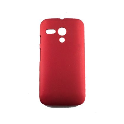 Capa Motorola Moto G Pc Emborrachado Vermelho - Idea