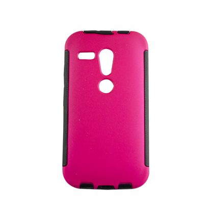 Capa Motorola Moto G Pc + Tpu Tripla ProteçãO Rosa - Idea