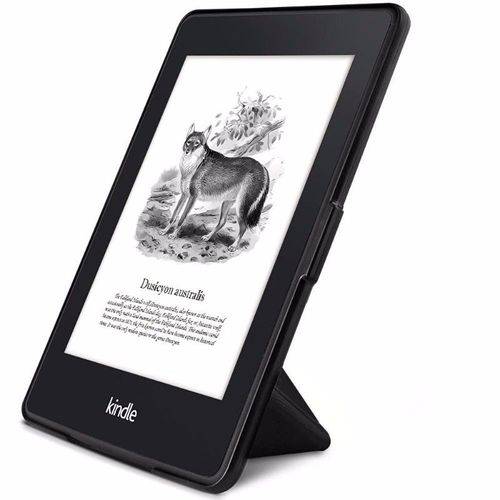 Capa Novo Kindle Paperwhite 10ª Geração Wb® Origami Auto Hibernação Fecho Magnético Preta