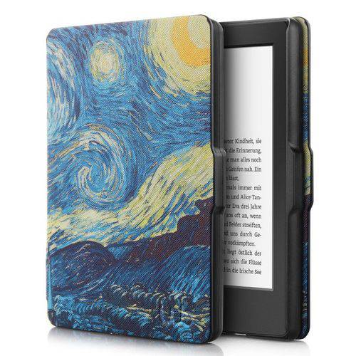 Capa Novo Kindle Paperwhite 10ª Geração Wb® - Ultra Leve Auto Hibernação Fecho Magnético Van Gogh